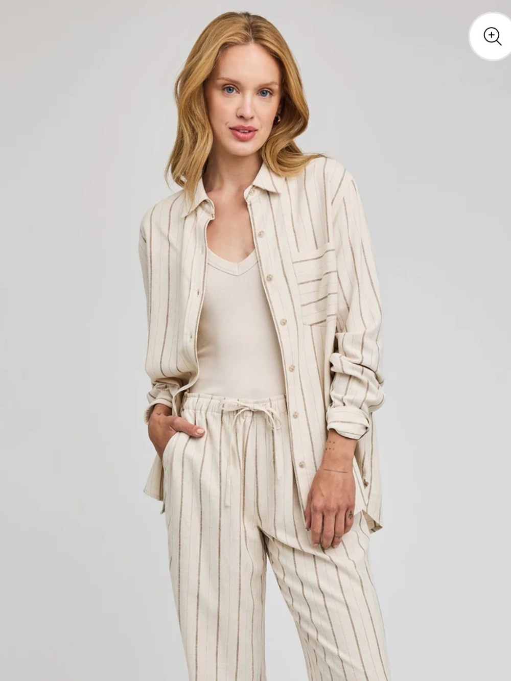 Gentle Fawn linen button down size XS